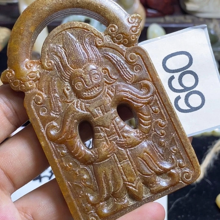 合金透闪石-蛇纹石玉1