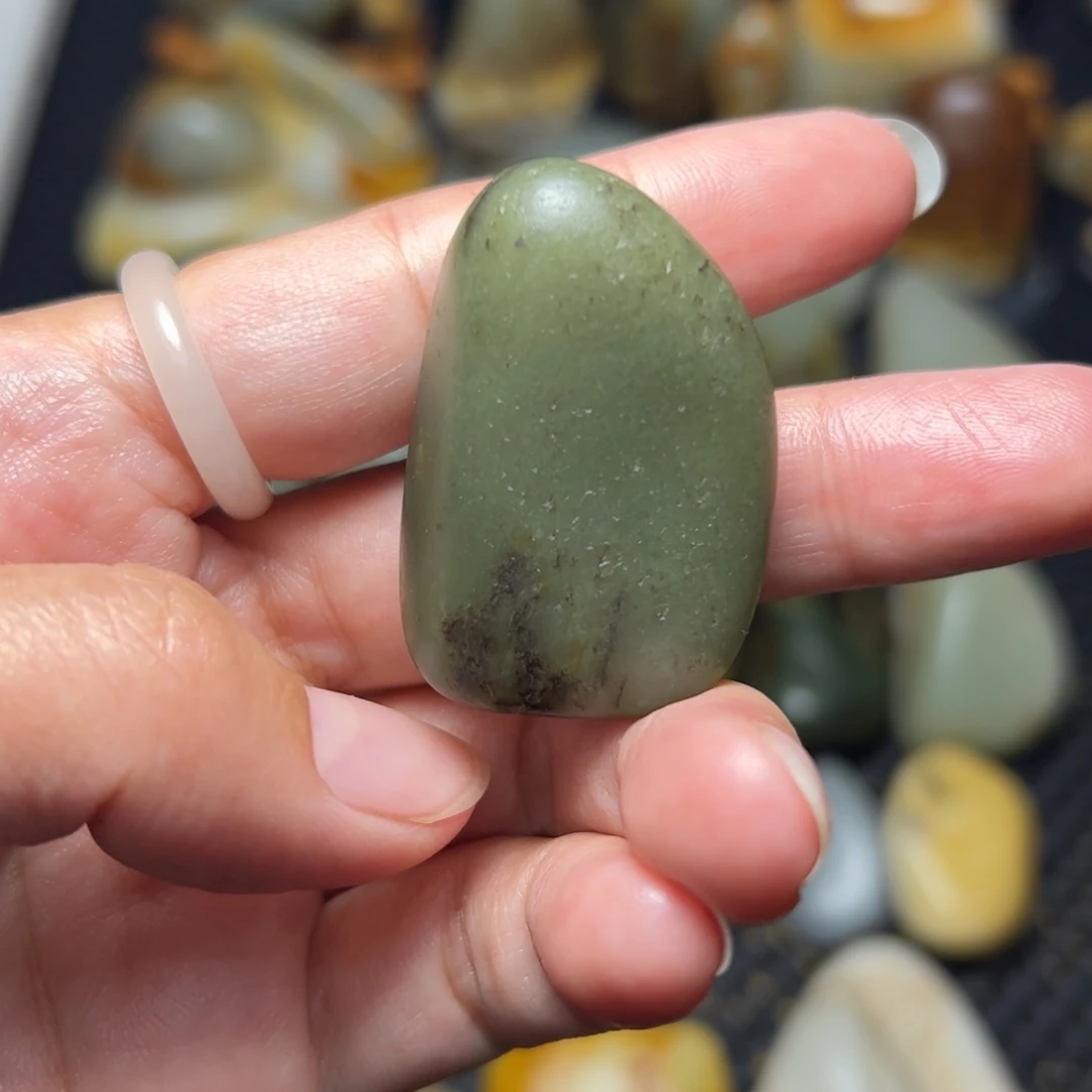 和田玉未镶嵌挂件A18