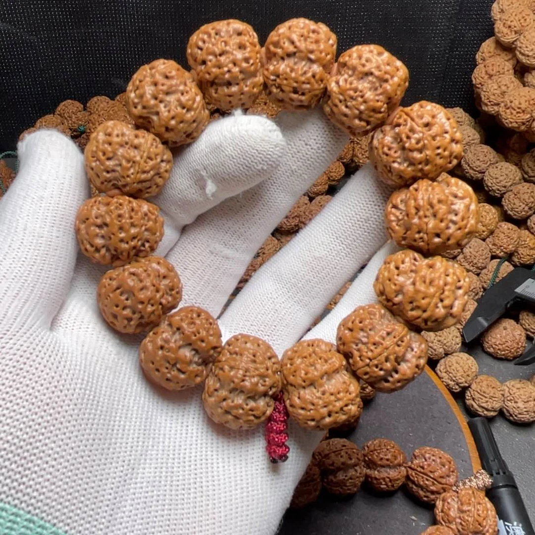 金刚菩提手串ㅤ***ㅤ古龙雪山梅花扇面24+