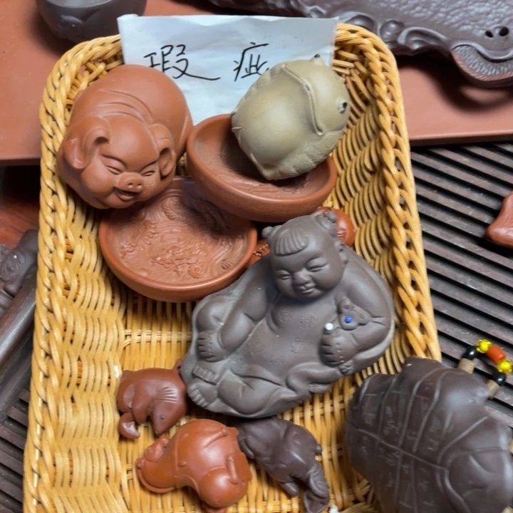 紫砂茶宠紫砂瑕疵