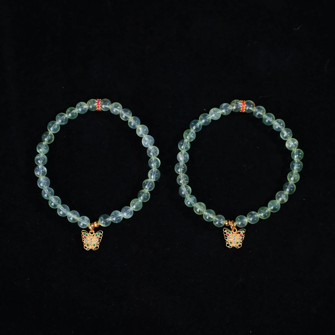 【琪琪珠宝】时尚精美葡萄石diy手串——多样性发货发其一