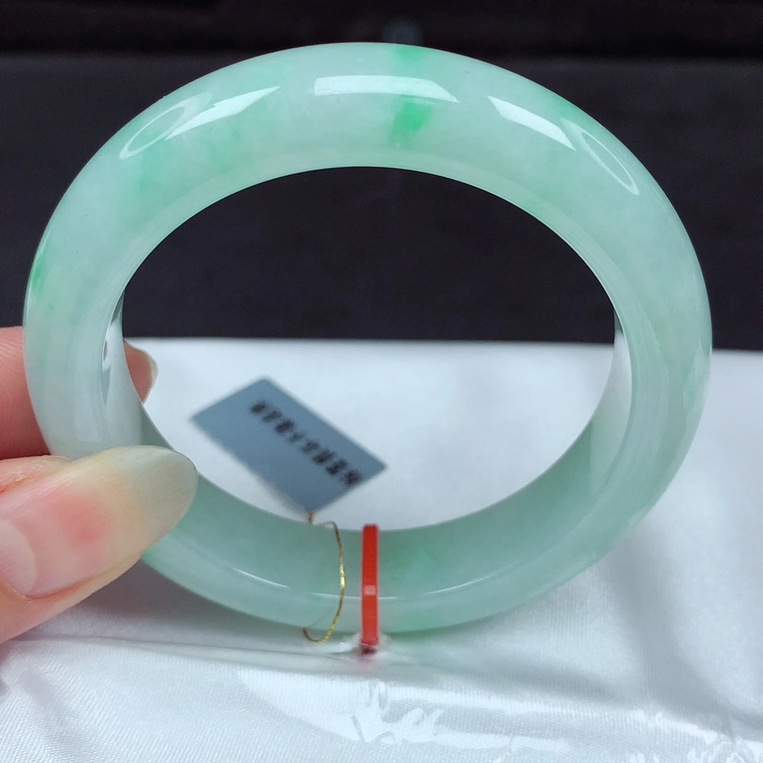 未镶嵌手镯翡翠54圈851