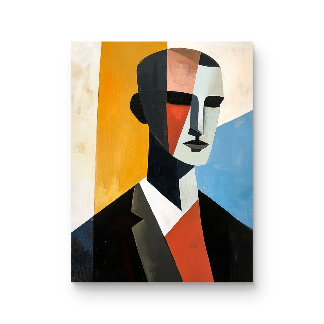 《侧面》原创手绘画/60x80cm/中古风系列ZGF-31