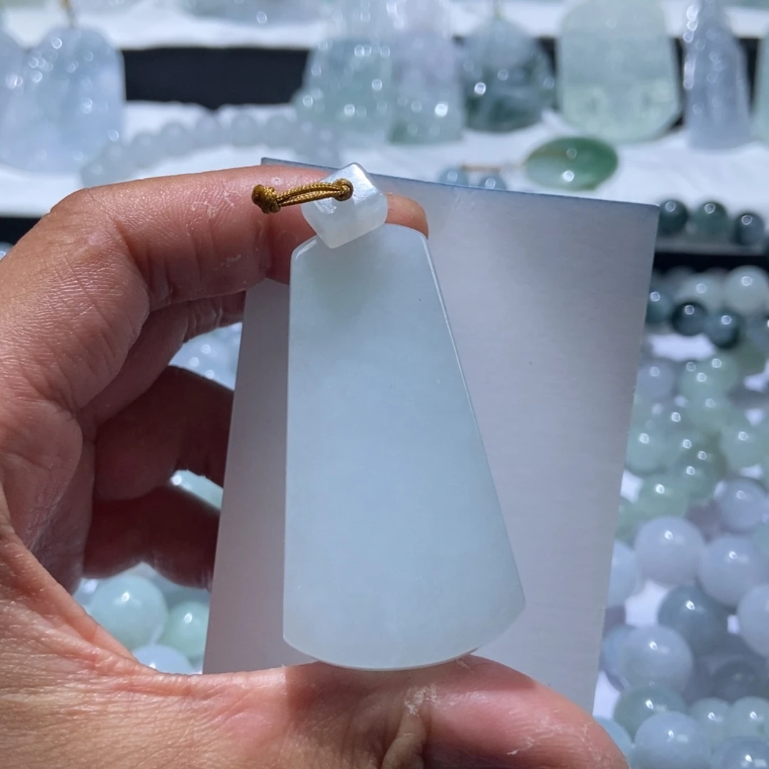 定制翡翠未镶嵌无事牌