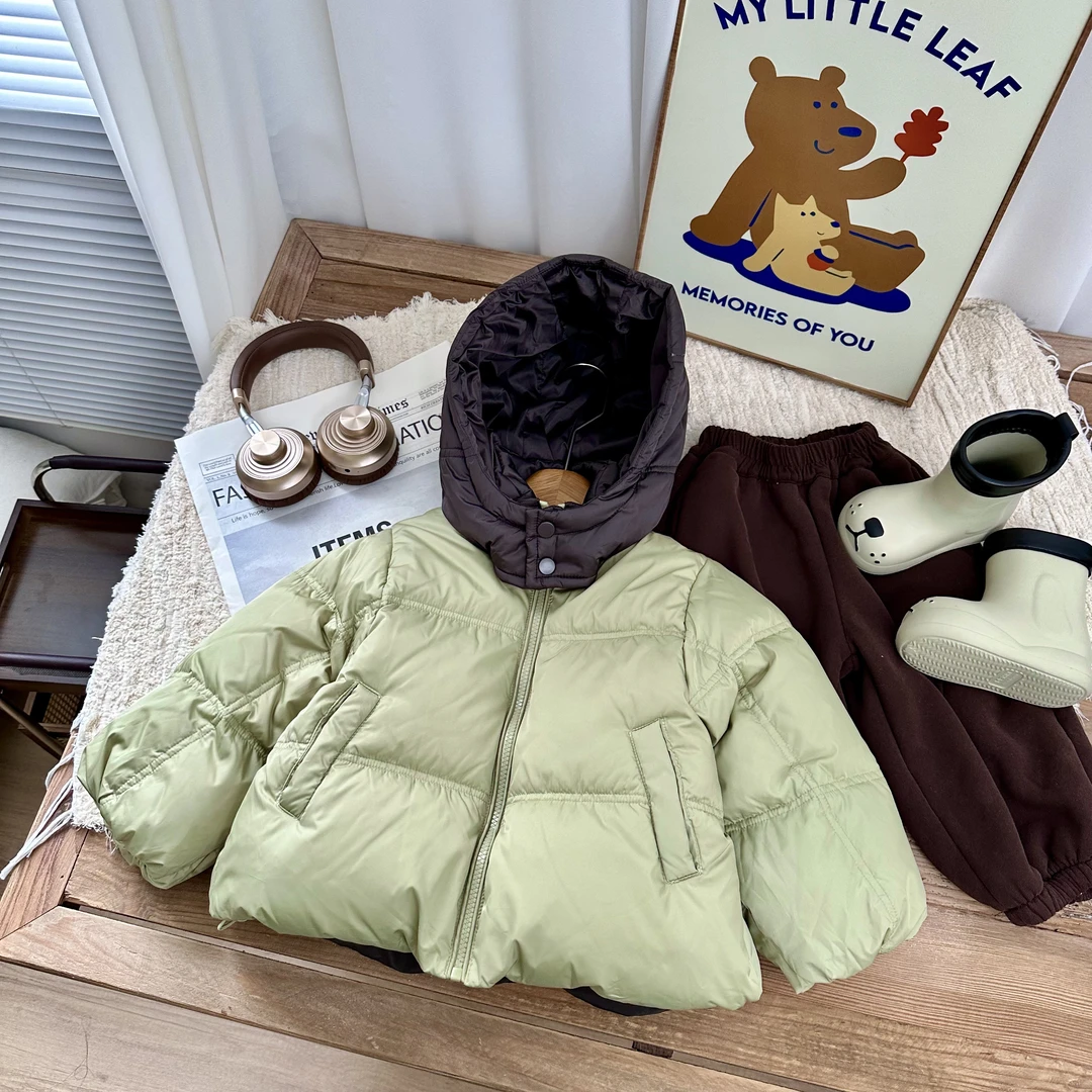 【朱鑫宇专属】儿童冬款加厚连帽棉服2024年新款男童BMD3696