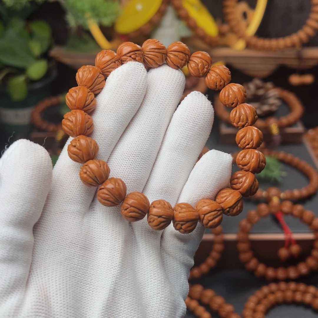 吊坠桃核1.2火麒麟手串