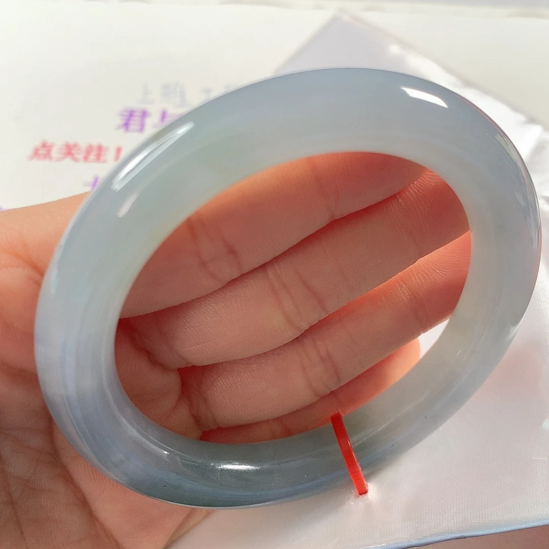 翡翠手镯未镶嵌 圆条①④①