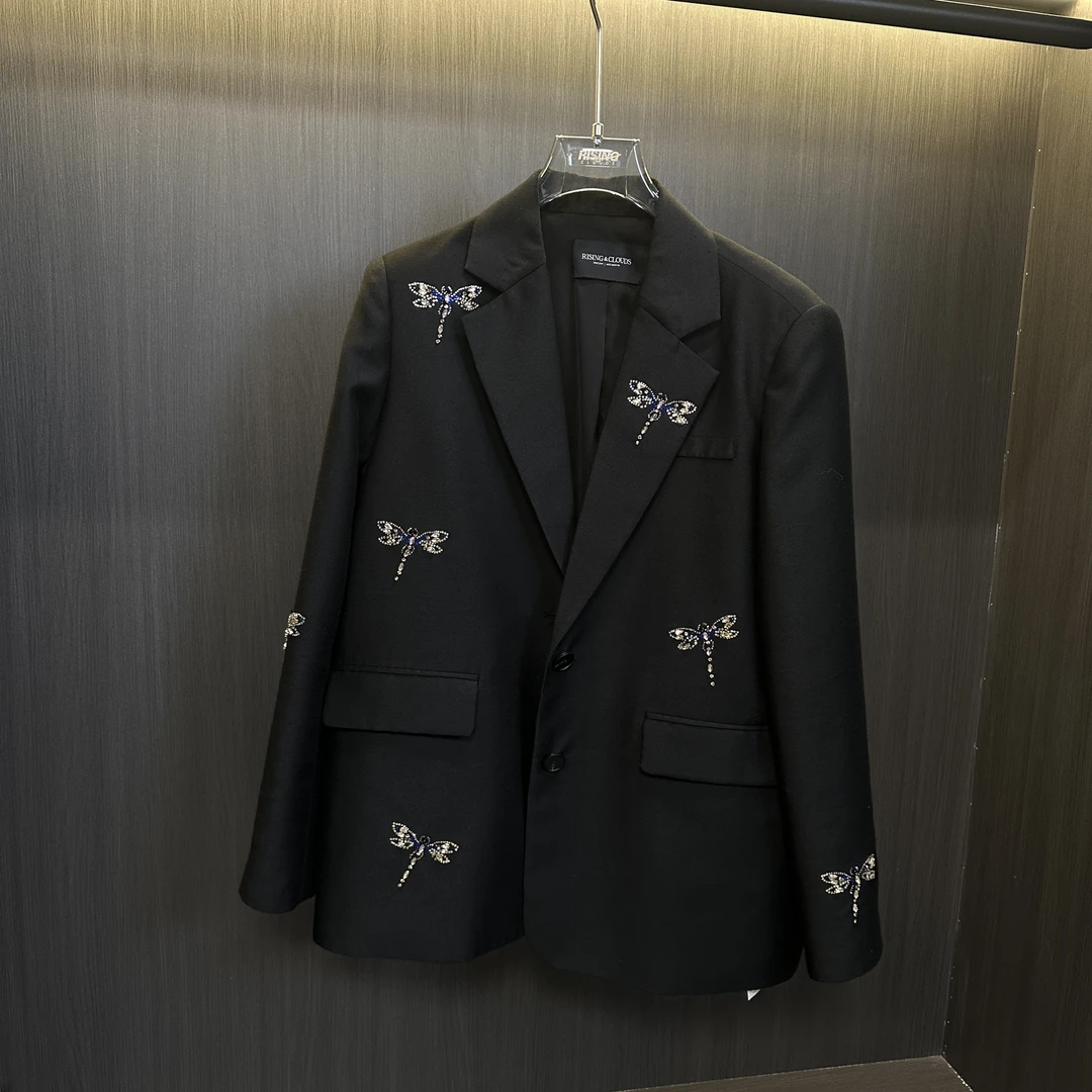 RISING&CLOUDS现【小云姐】深圳南油高级轮廓设计感蜻蜓西服070128