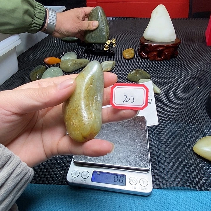 和田玉未镶嵌挂件203