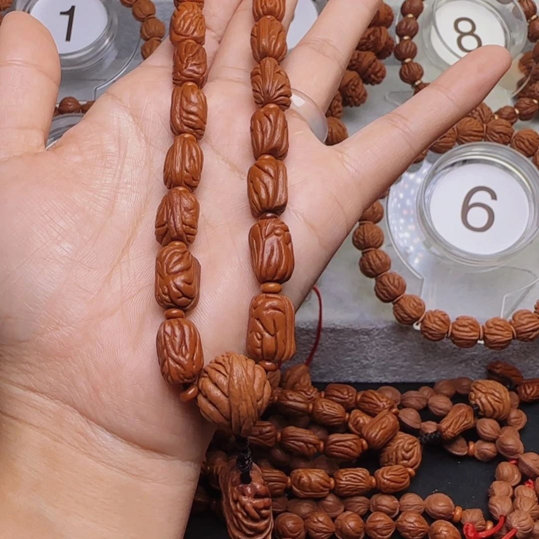 心***成吊坠桃核龙纹桃核