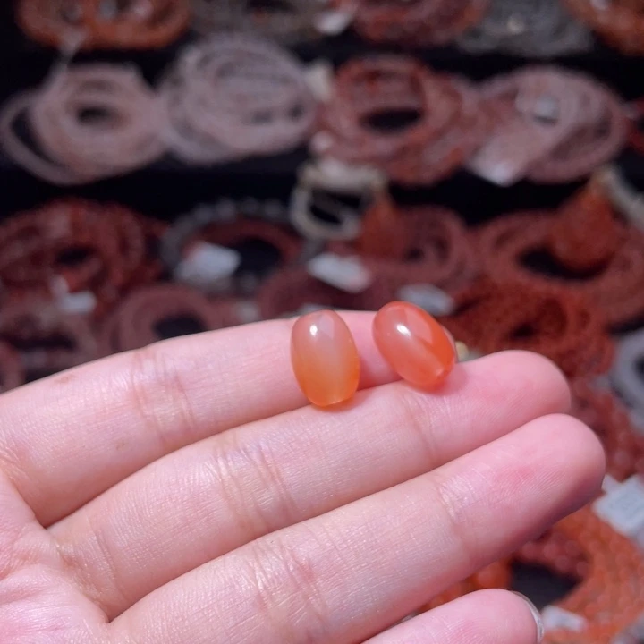 南红玛瑙未镶嵌配饰枣珠1767