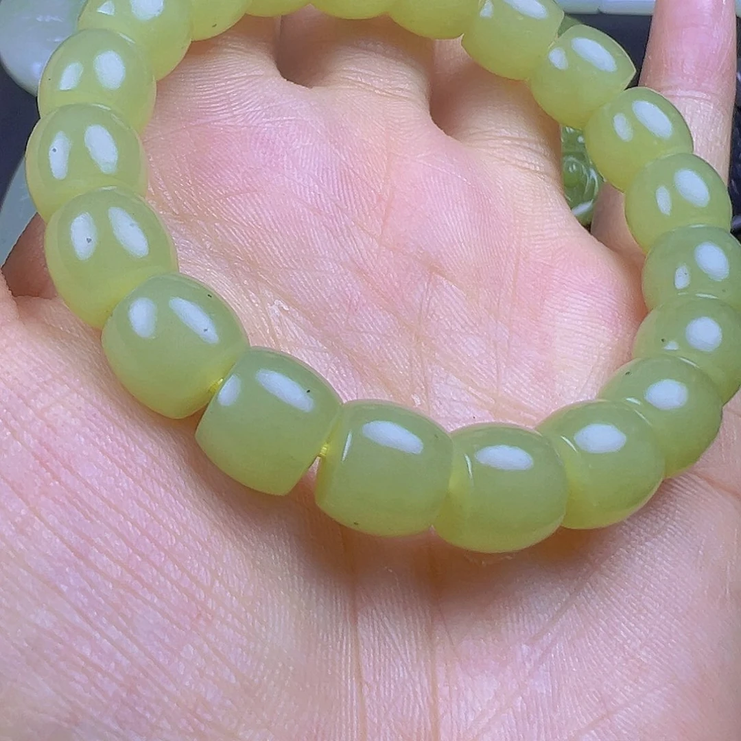 和田玉未镶嵌颈饰卡10直切