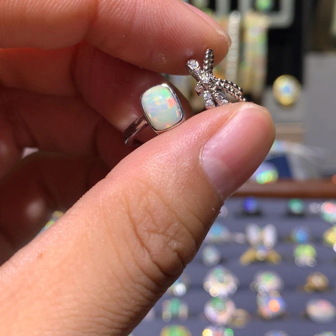 欧泊合金欧泊戒指