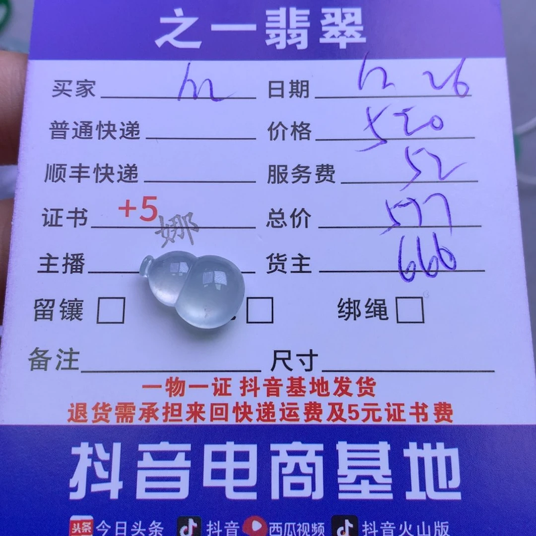 颈饰未镶嵌翡翠m**宁