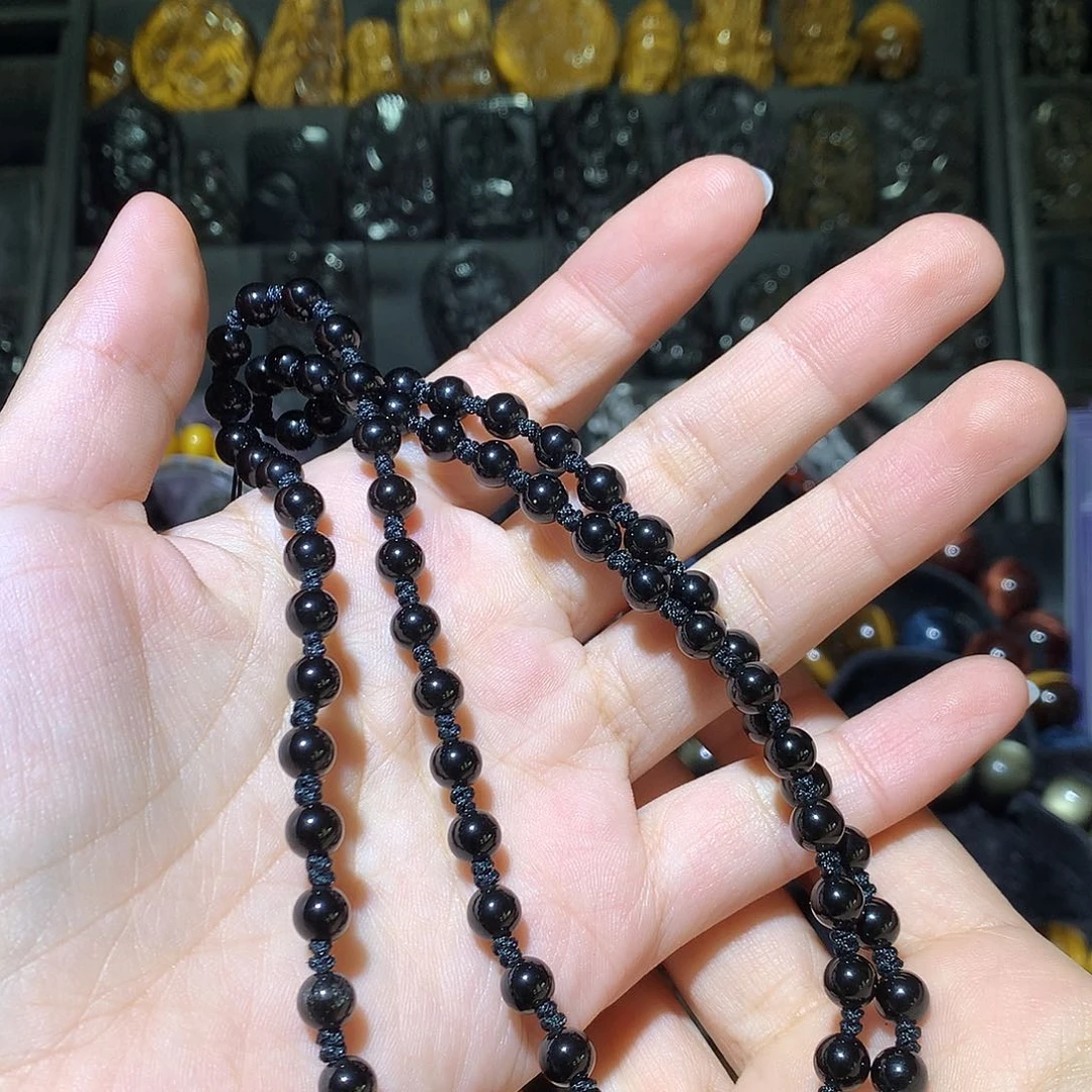 黑曜岩手链未镶嵌এ****