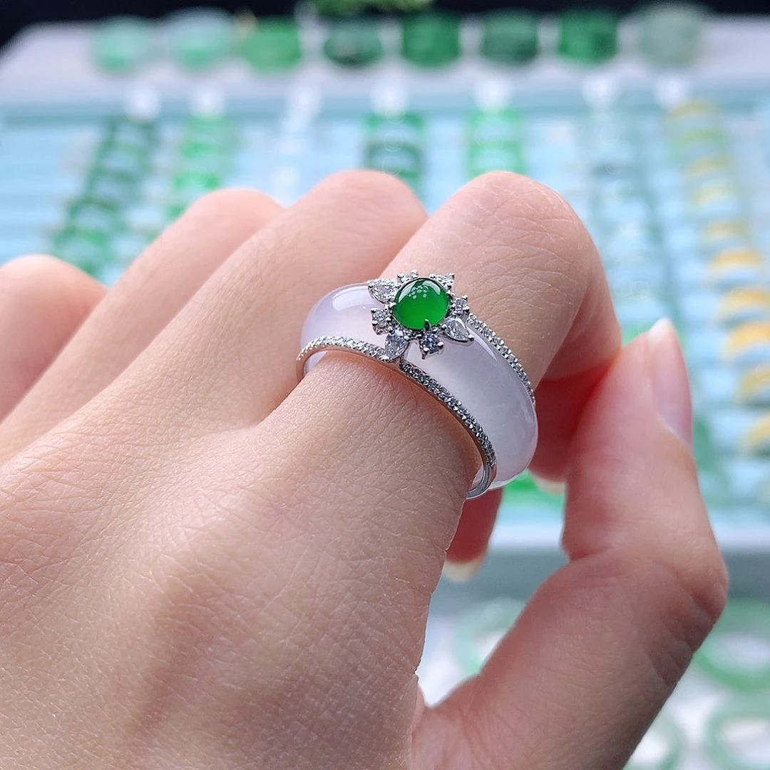 未镶嵌戒指翡翠A货缅甸翡翠