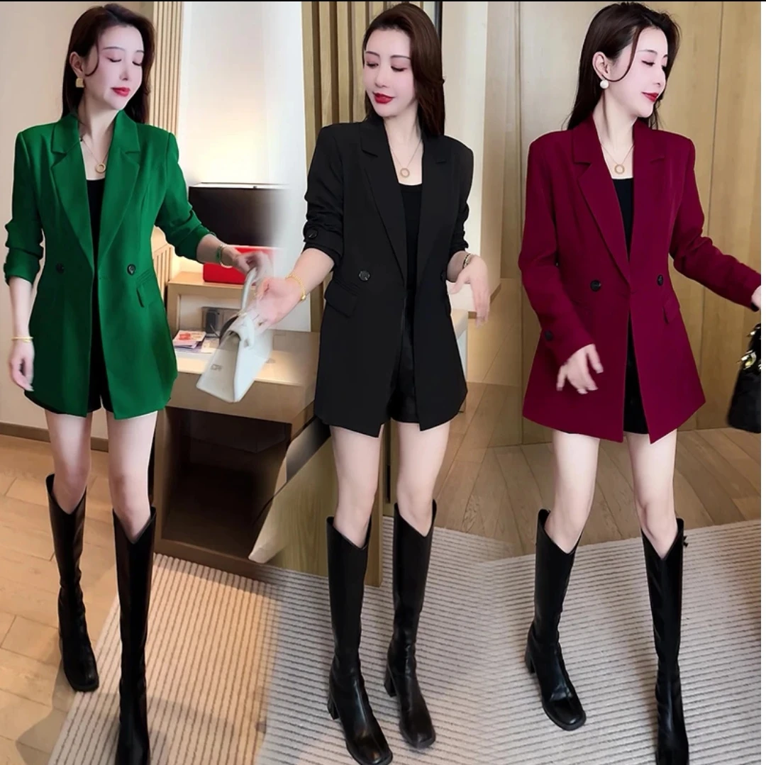 2025春秋新款气质收腰西装小个子修身显瘦女装外衣
