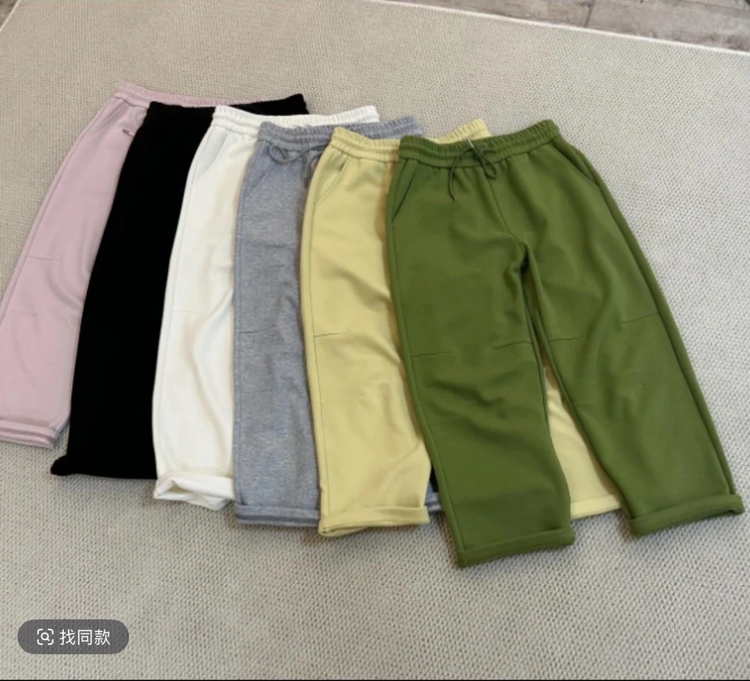 直筒休闲裤八分裤思幕棉28660女裤【小仙家】