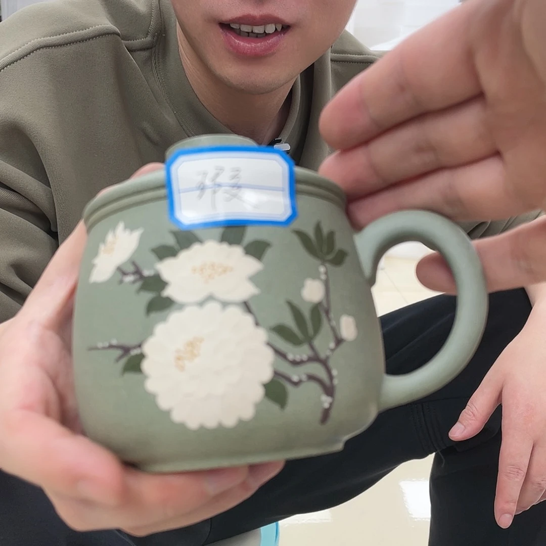 紫砂茶杯原矿紫砂