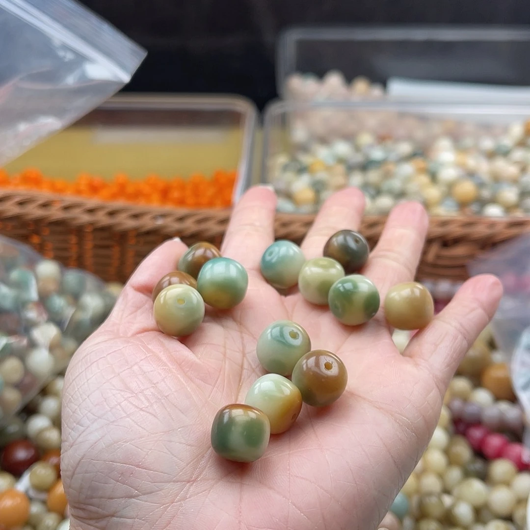 白玉菩提吊坠c/12.75mm/100+10颗