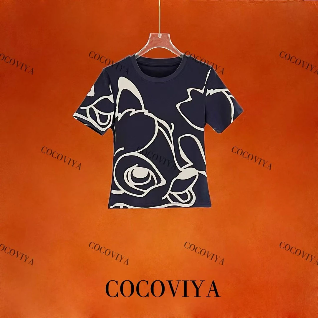 COCOVIYA 2025设计感春季百搭打底时尚休闲上衣26C-309