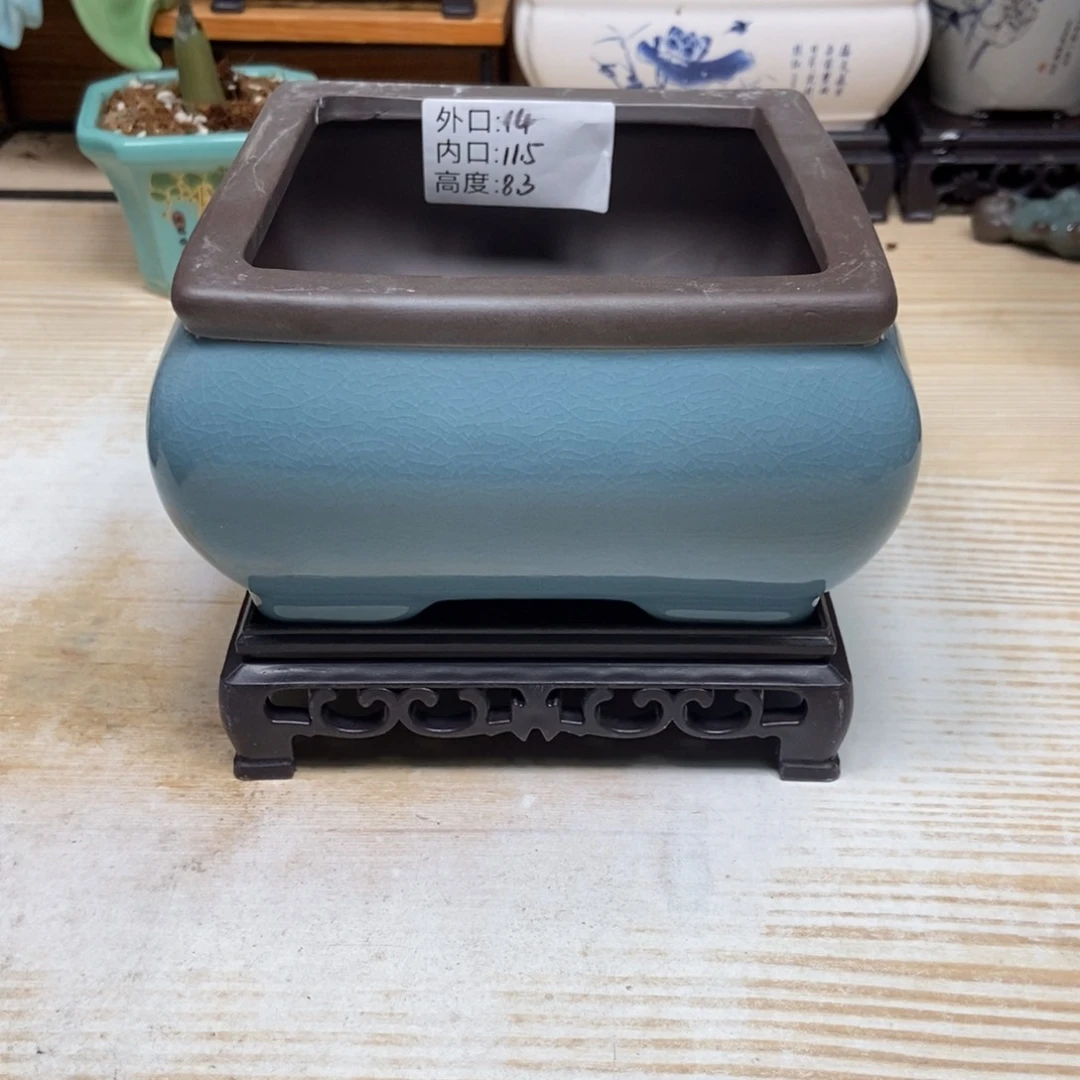 瓷片陶瓷花盆陶瓷艺术