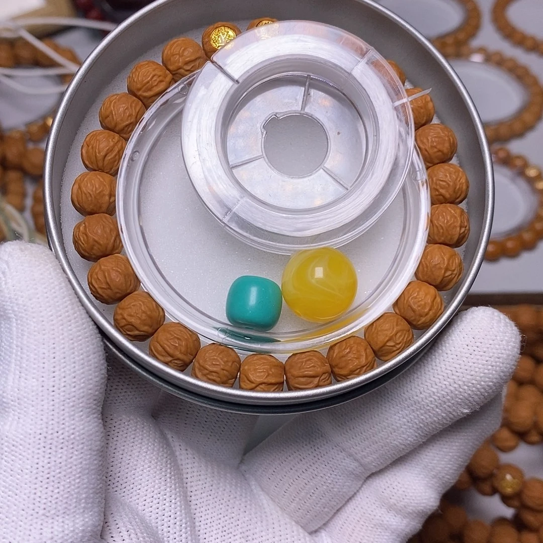 手串猴头核桃双标高配毒液10左右配饰2颗45号