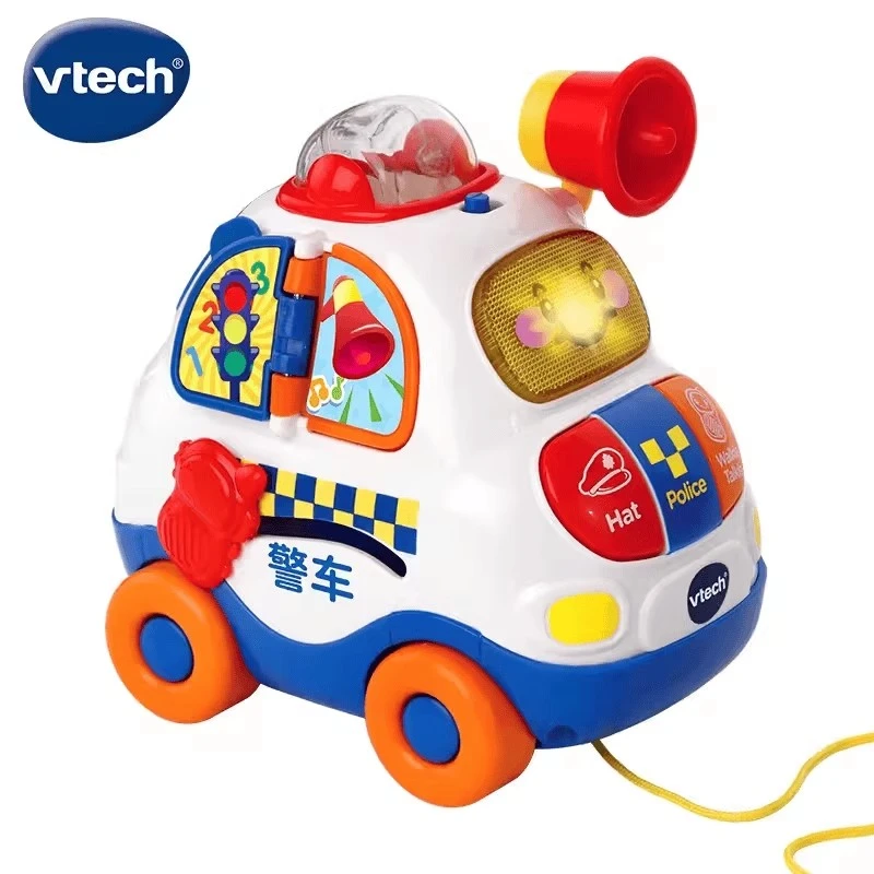 伟易达（Vtech）神奇轨道-大警车汽车模型仿真汽车玩具车