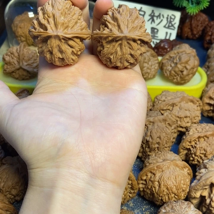 核桃核桃把件文玩苹果园新果全品10