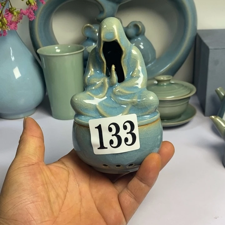摆件原矿釉原产地汝瓷精品