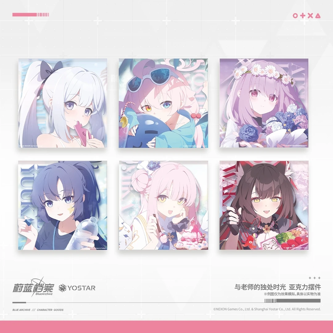 蔚蓝档案 与老师的独处时光 亚克力摆件立牌 优香 宫子 未花