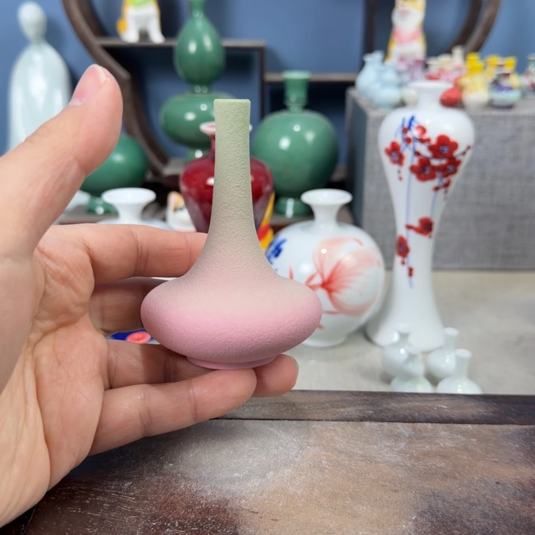 陶瓷手工小花器摆件