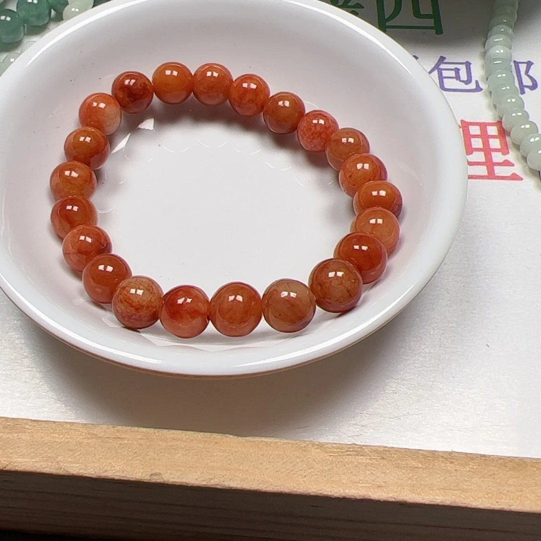 【闪购商品】翡翠手链未镶嵌我***孩卡8+