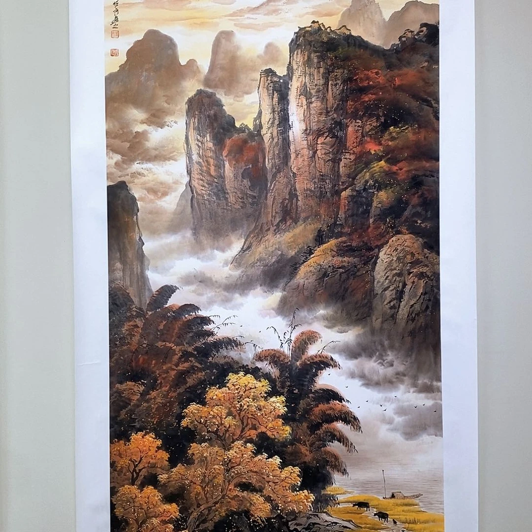 J***n国画周顺良四尺精品佳作