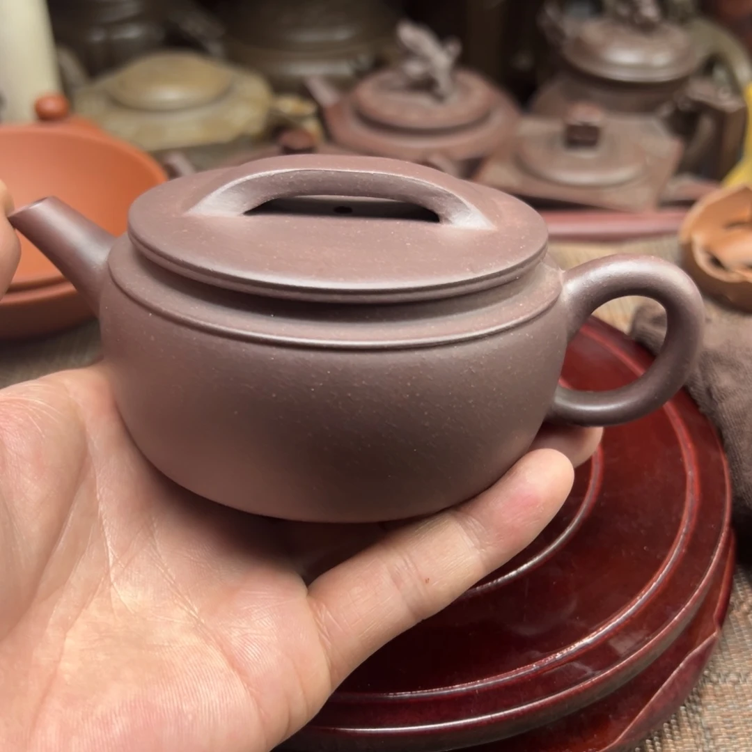 茶壶紫砂宜兴原矿紫砂壶150毫升容量