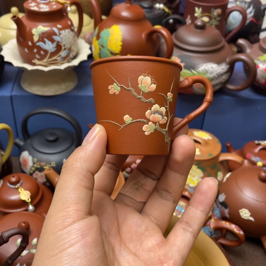 紫砂茶杯紫砂主人杯80cc