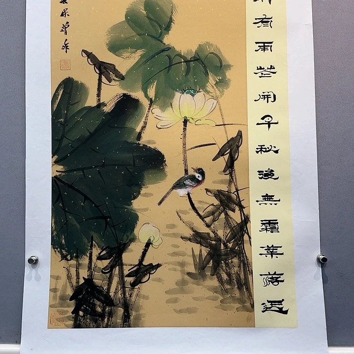 国画书法作品多次参加全国美展并