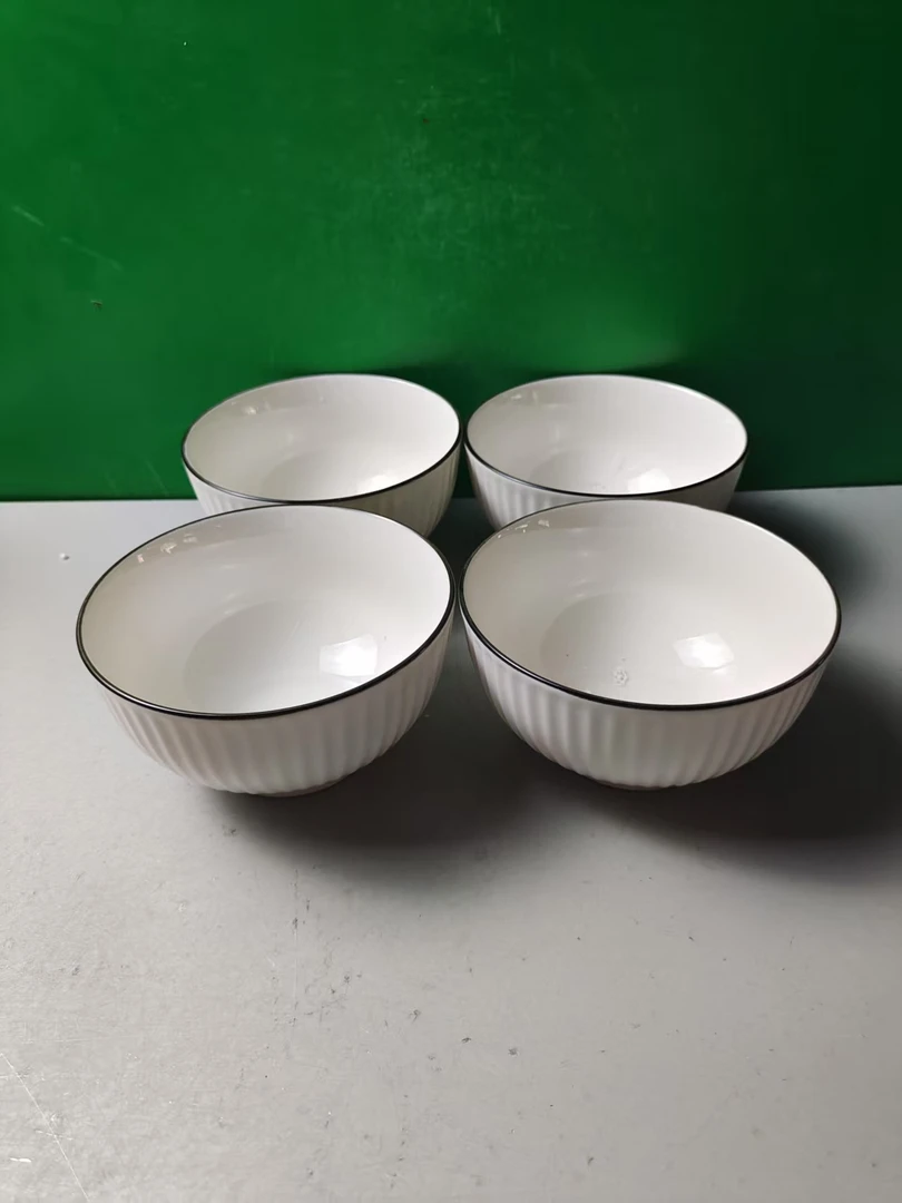 M1226 碗4个（口径11，高6）陶瓷餐具 D1