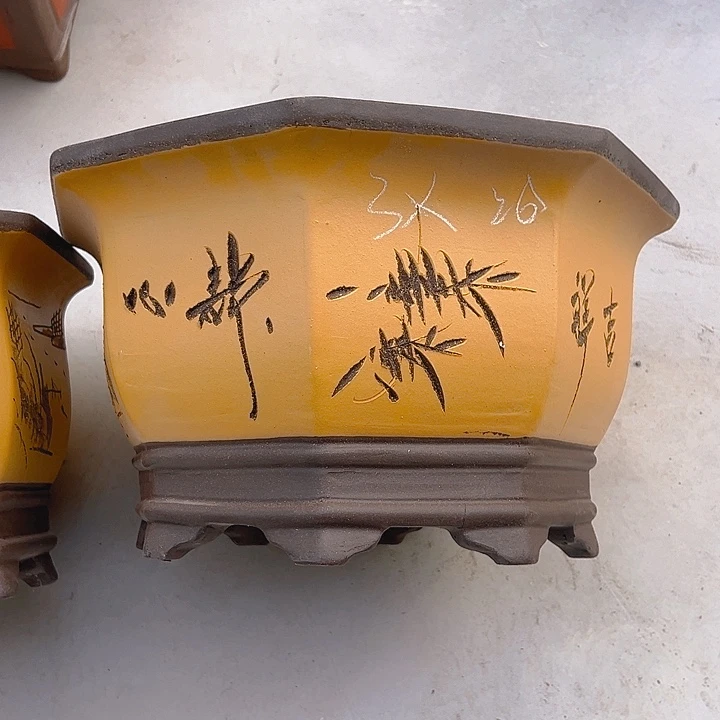 紫砂花盆特价清仓处理