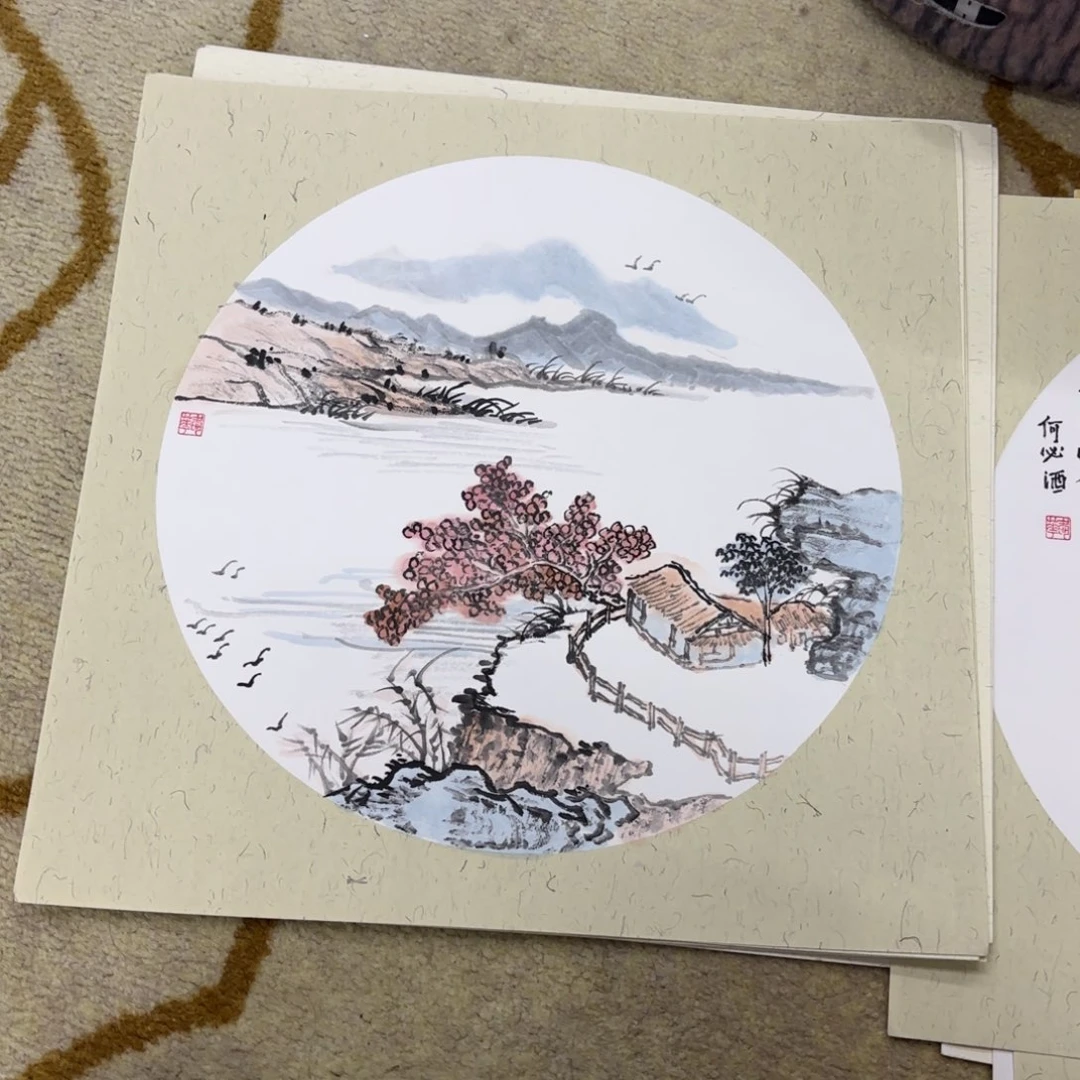 国画33-33卡纸作品艺