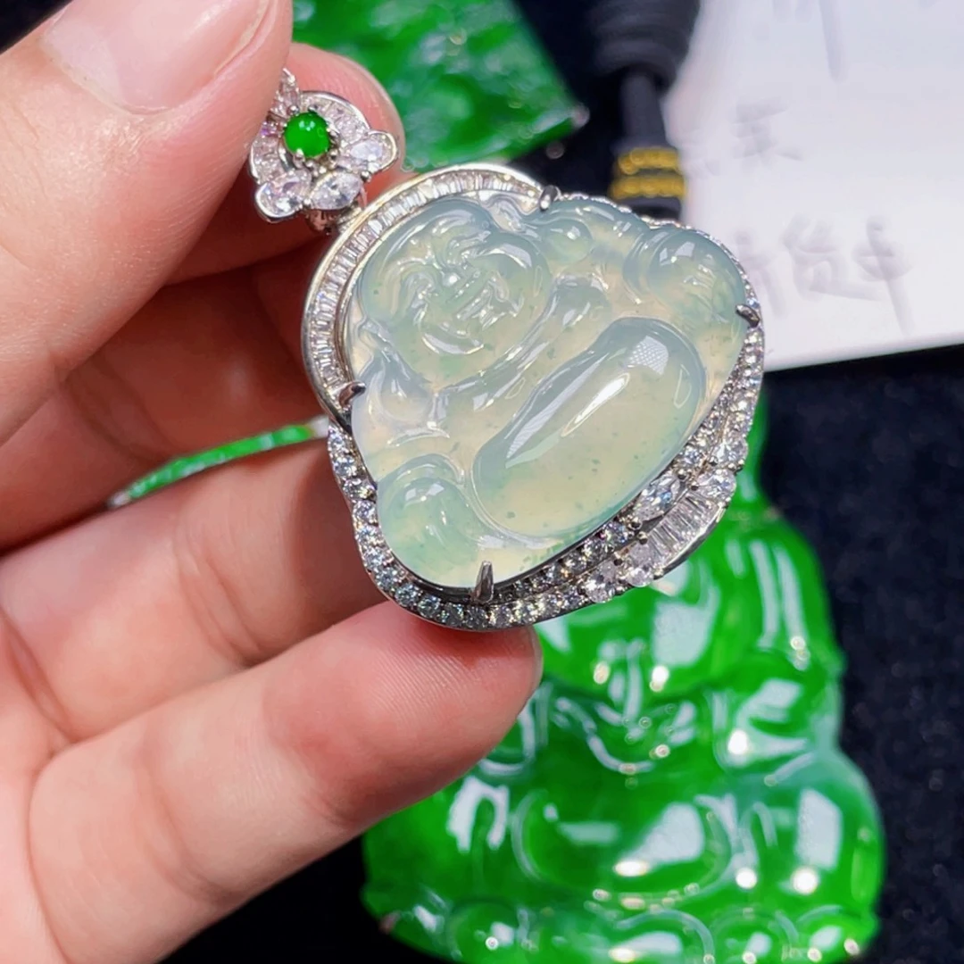 翡翠未镶嵌颈饰6，