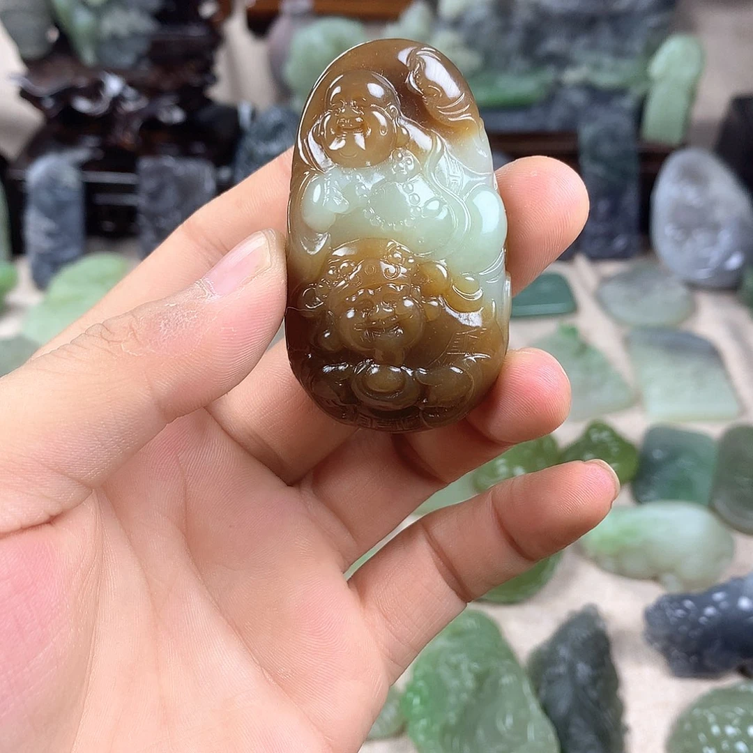 颈饰未镶嵌和田玉