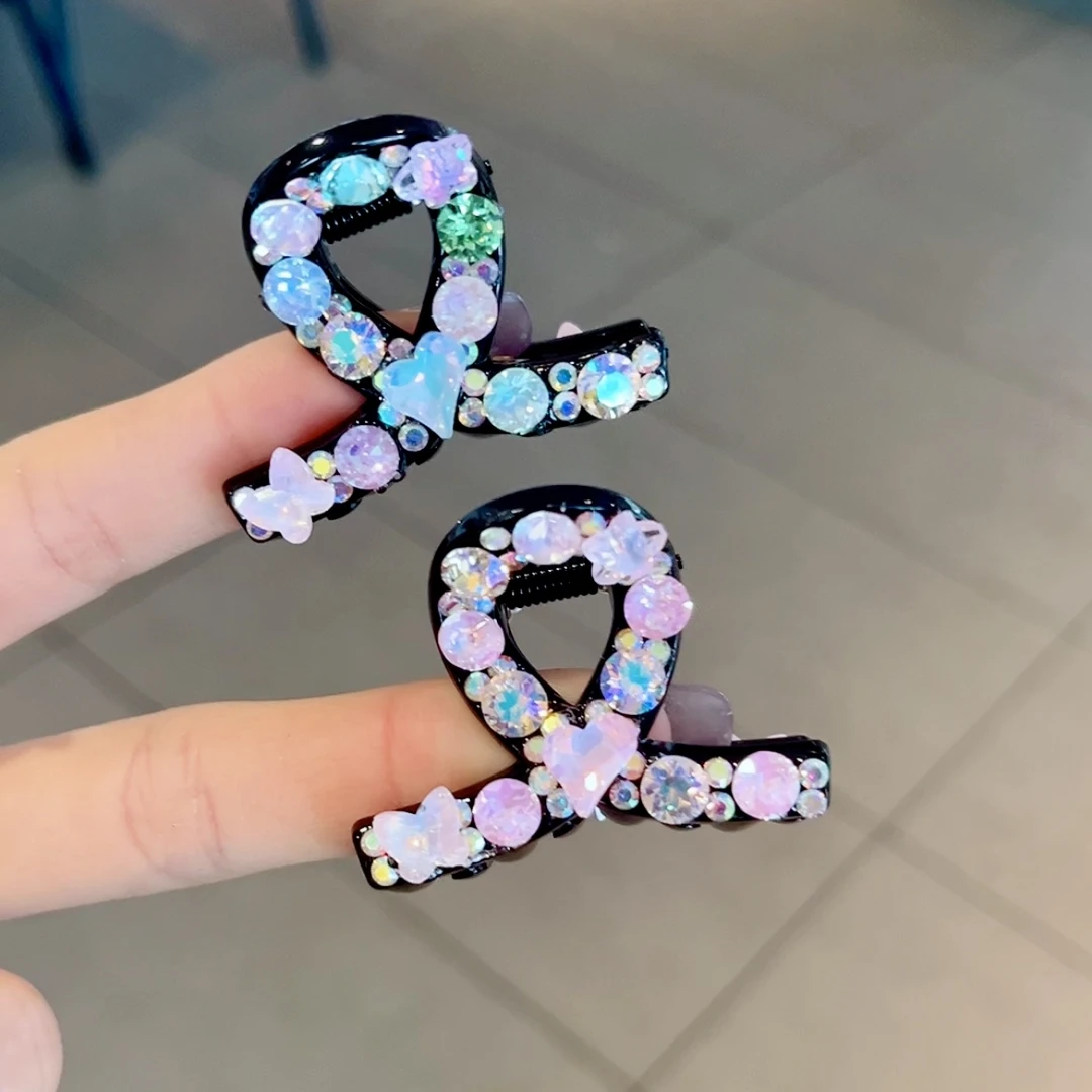 新款2025轻奢小清新4.5公分顶夹侧边夹头饰