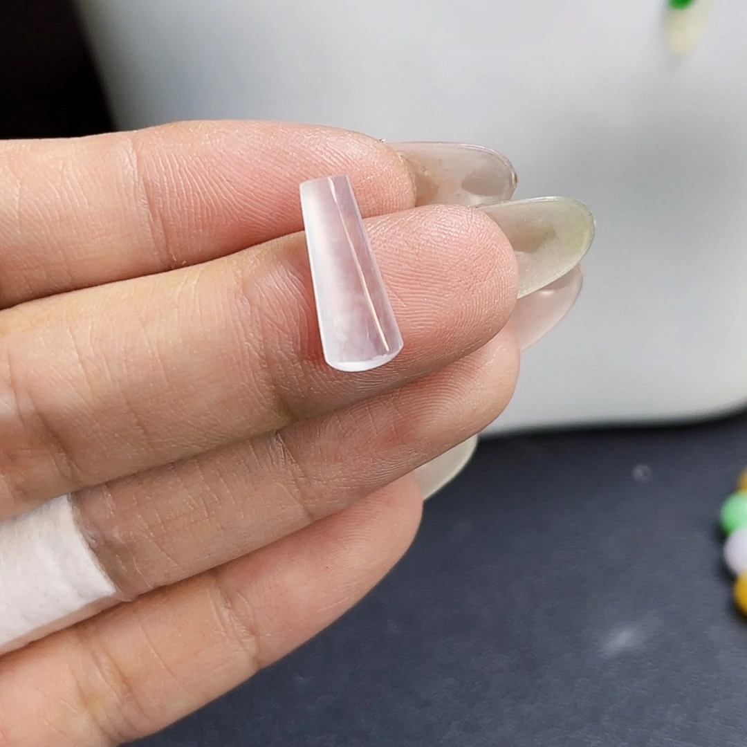 翡翠裸石RJ004高冰炸光冰柱
