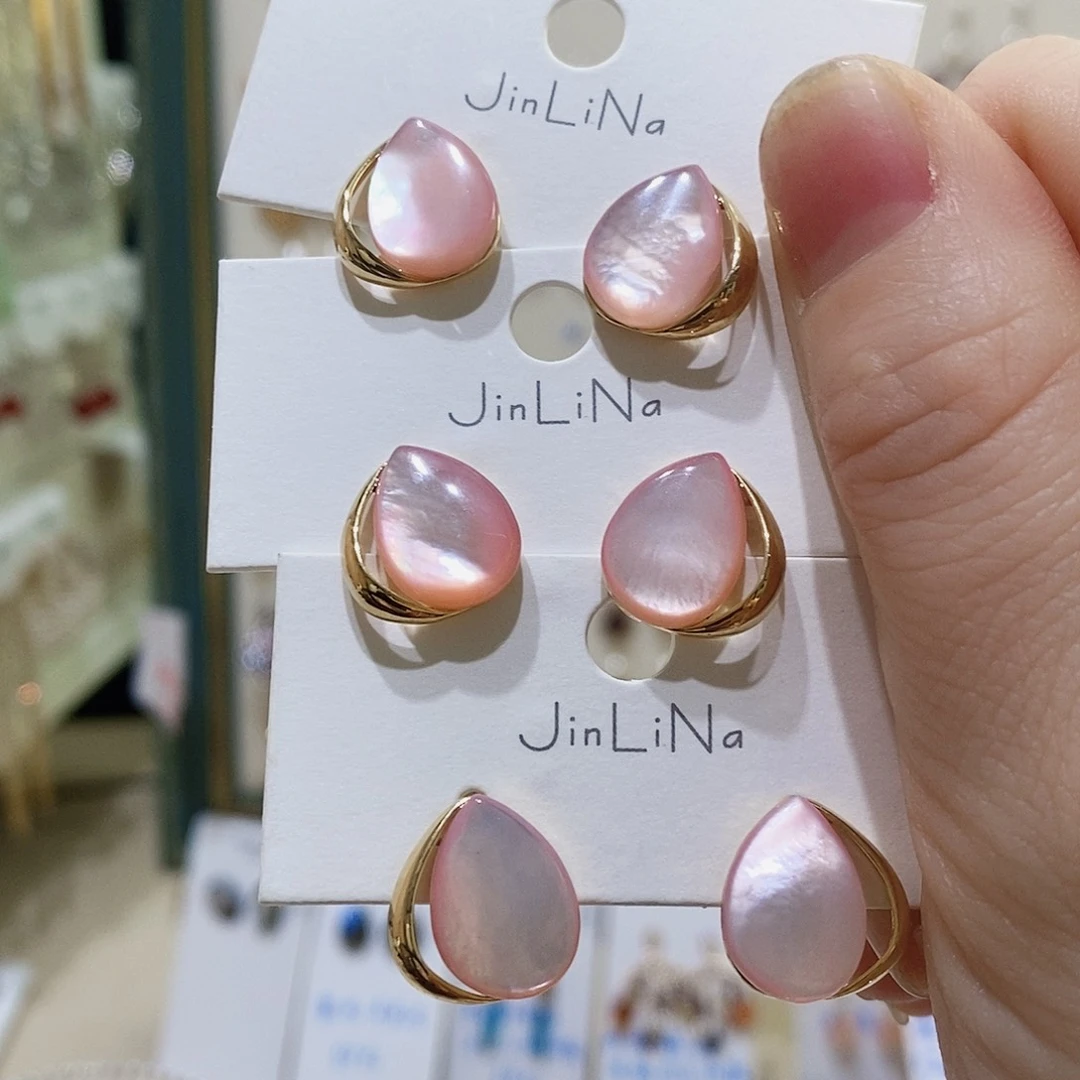 银S925镶嵌淡水珍珠耳饰