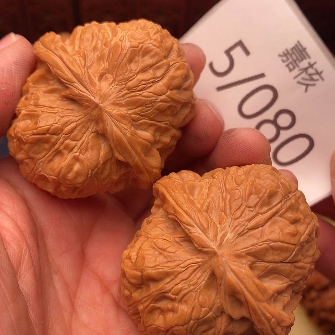文玩核桃把件42南瓜墩