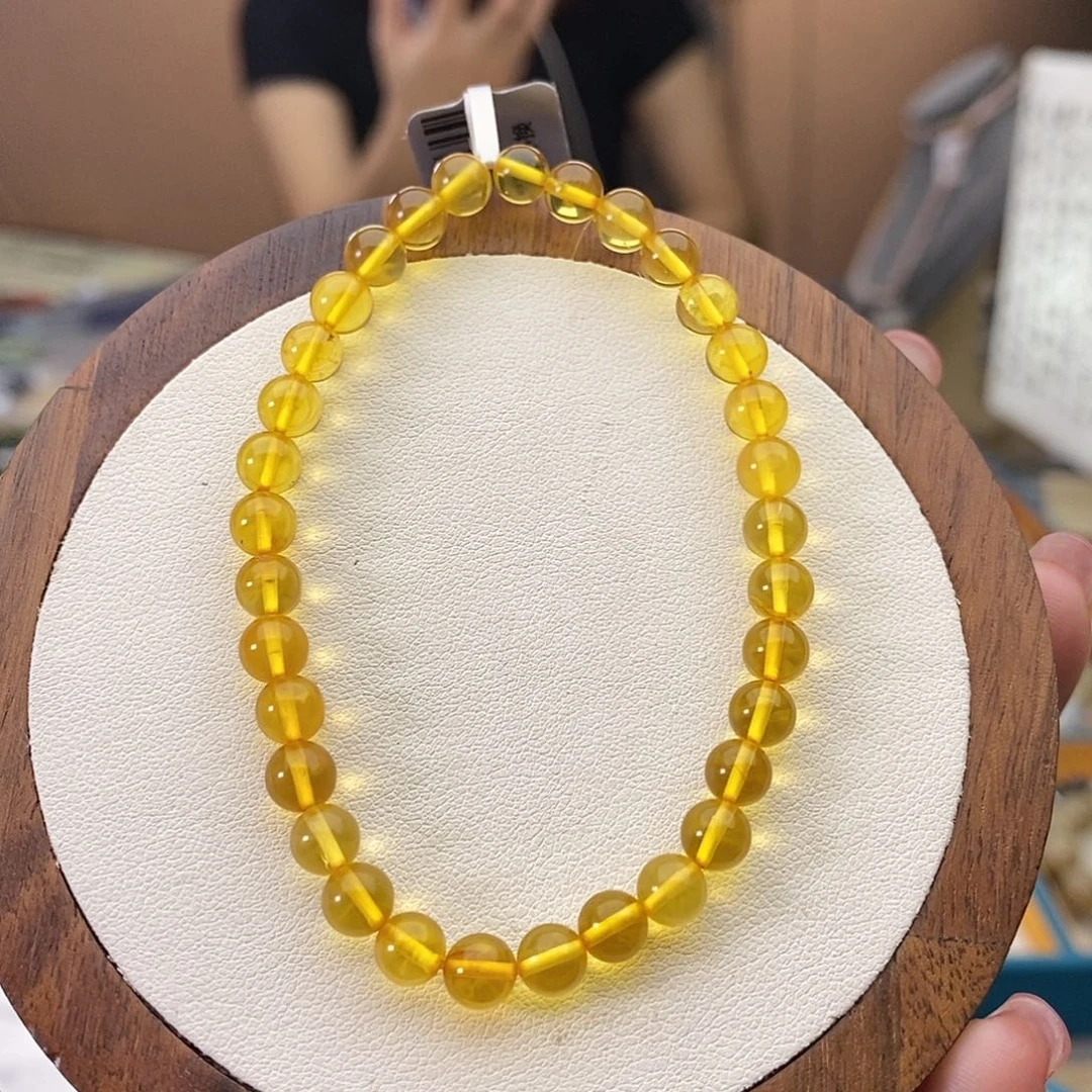 手串金珀未镶嵌A13