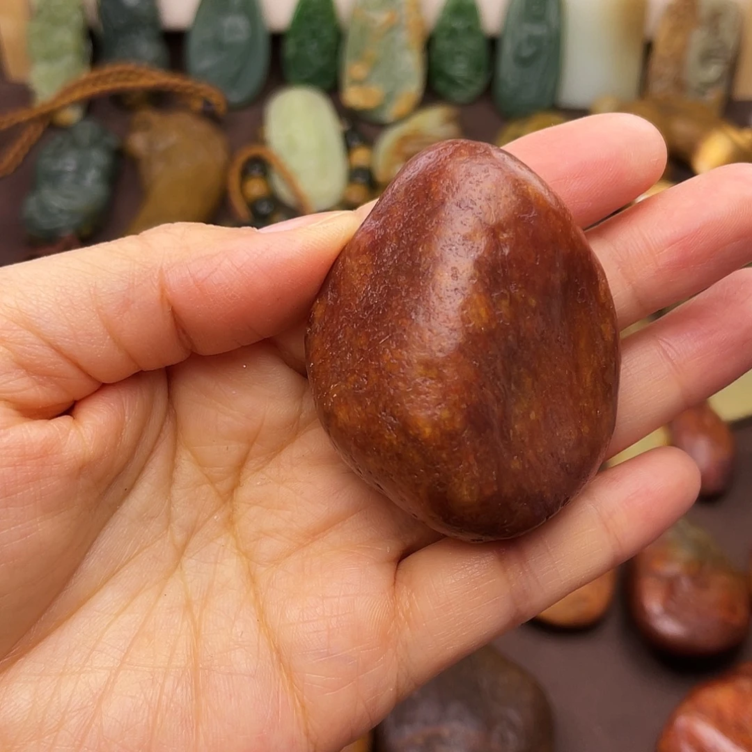 岫岩河磨玉（透闪石质玉）未镶嵌颈饰