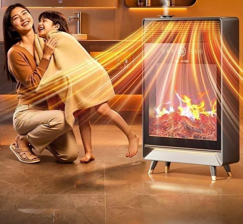 2025新款石墨烯取暖器语音加湿蓝牙链接