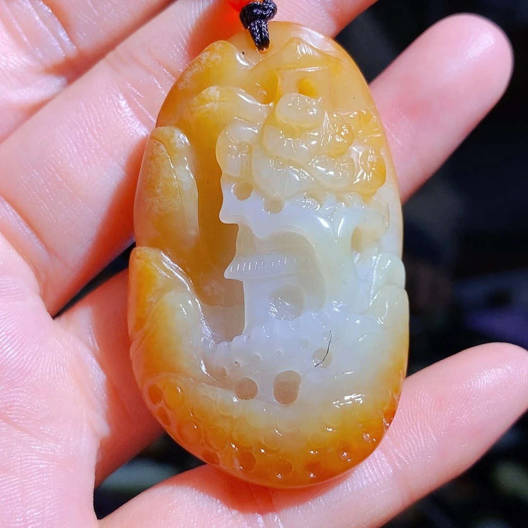 和田玉颈饰未镶嵌